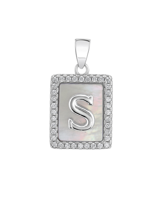 Floral Motif Crystal Pendant