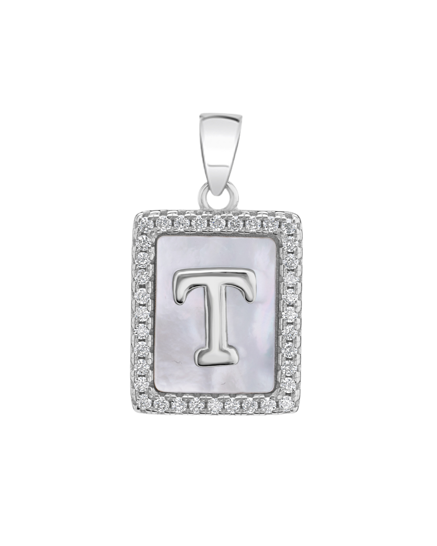 Floral Motif Crystal Pendant