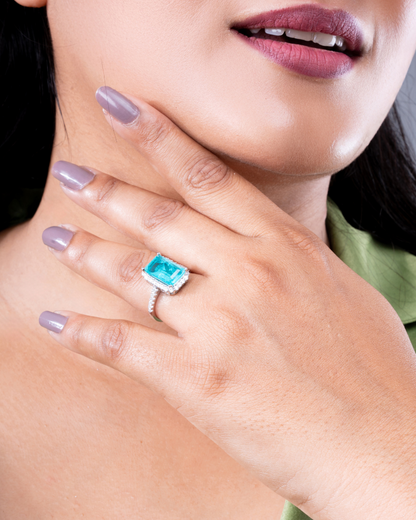 Blue Stone Ring Serenity