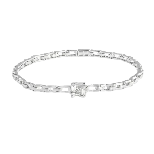 Classic Pearl and Diamond Bracelet