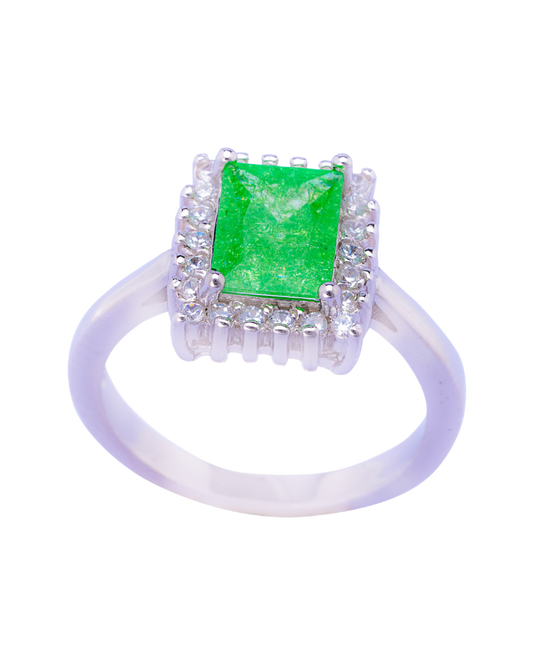 Green Stone Ring