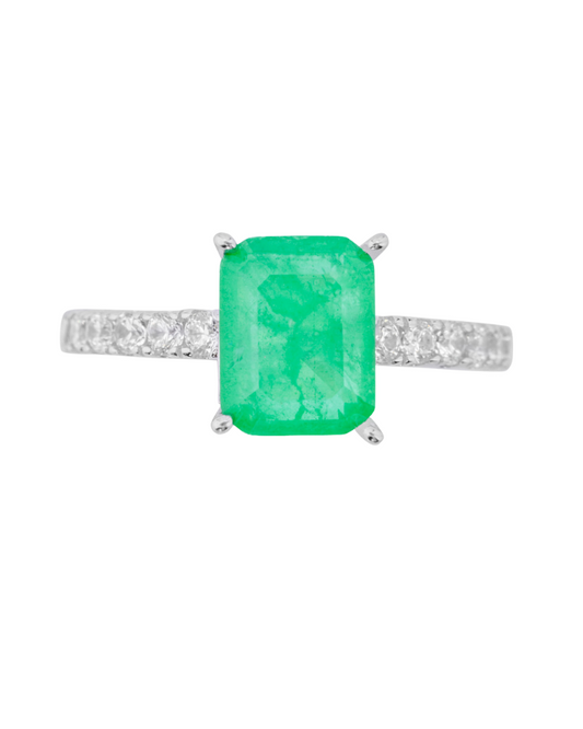 Green Stone Ring Desire