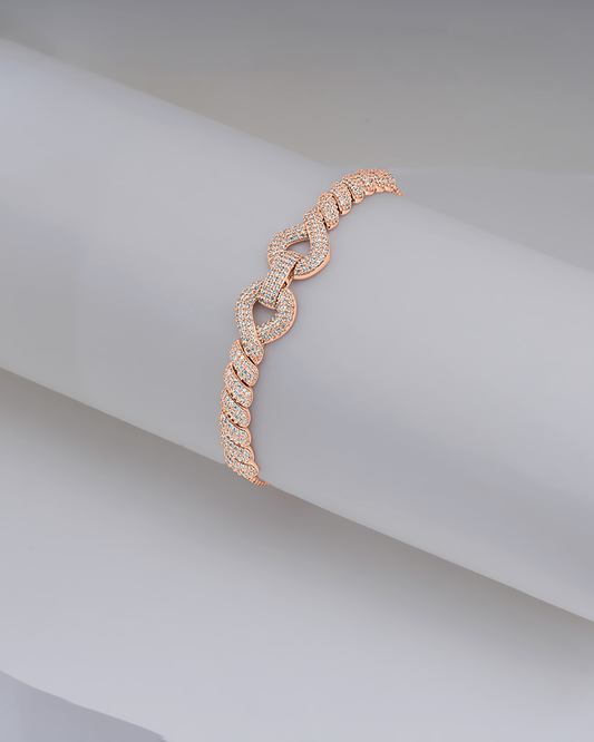 Brass Radiance Crystal Bracelet