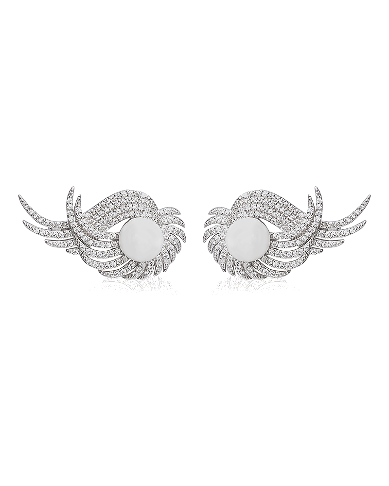 Minimalist Pearl Brooch