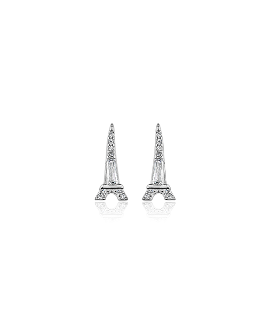 Dainty Silver Bar Studs
