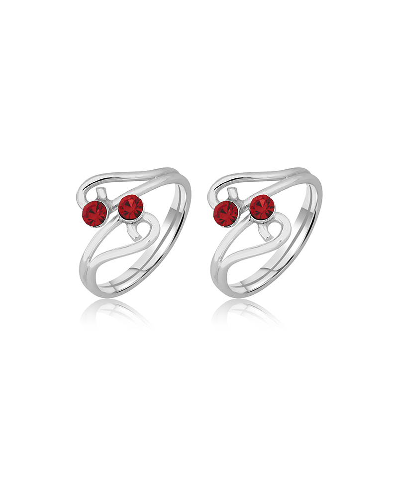 Silver Cherry Stone