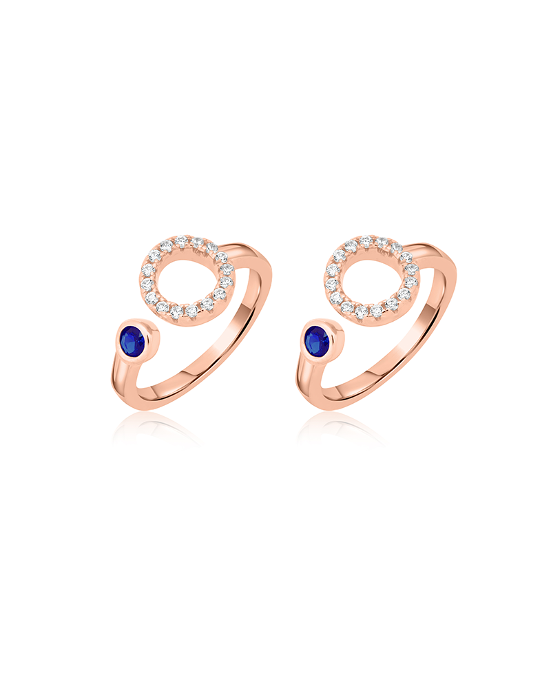 Asymmetric Charm Ring