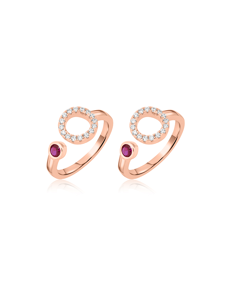 Asymmetric Charm Ring