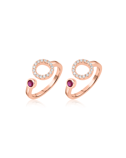 Asymmetric Charm Ring