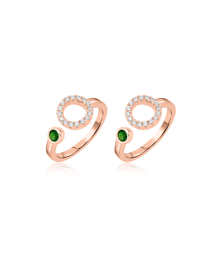 Asymmetric Charm Ring