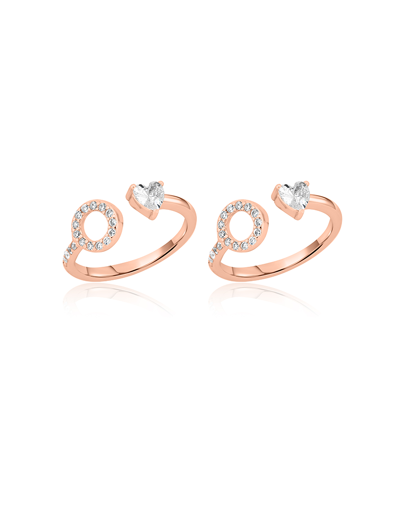 Asymmetric Charm Ring