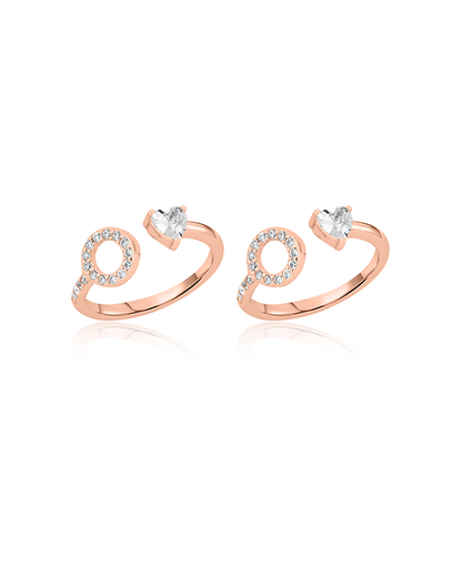 Asymmetric Charm Ring