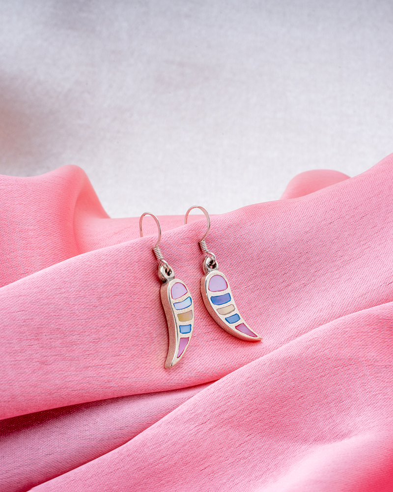 Elegant Statement Silver Studs