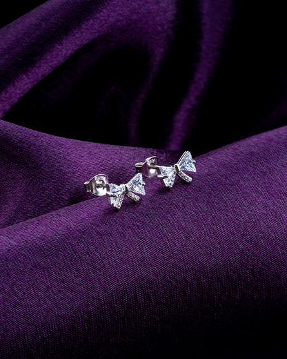 Silver Oval Studs
