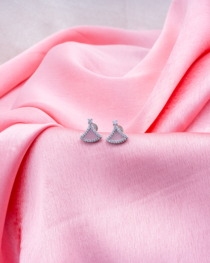 Petite Silver Elegance Studs