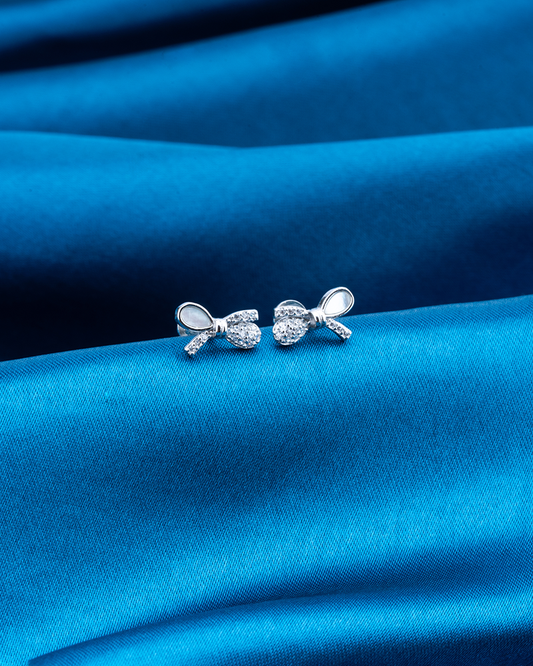 Sleek Sterling Silver Studs