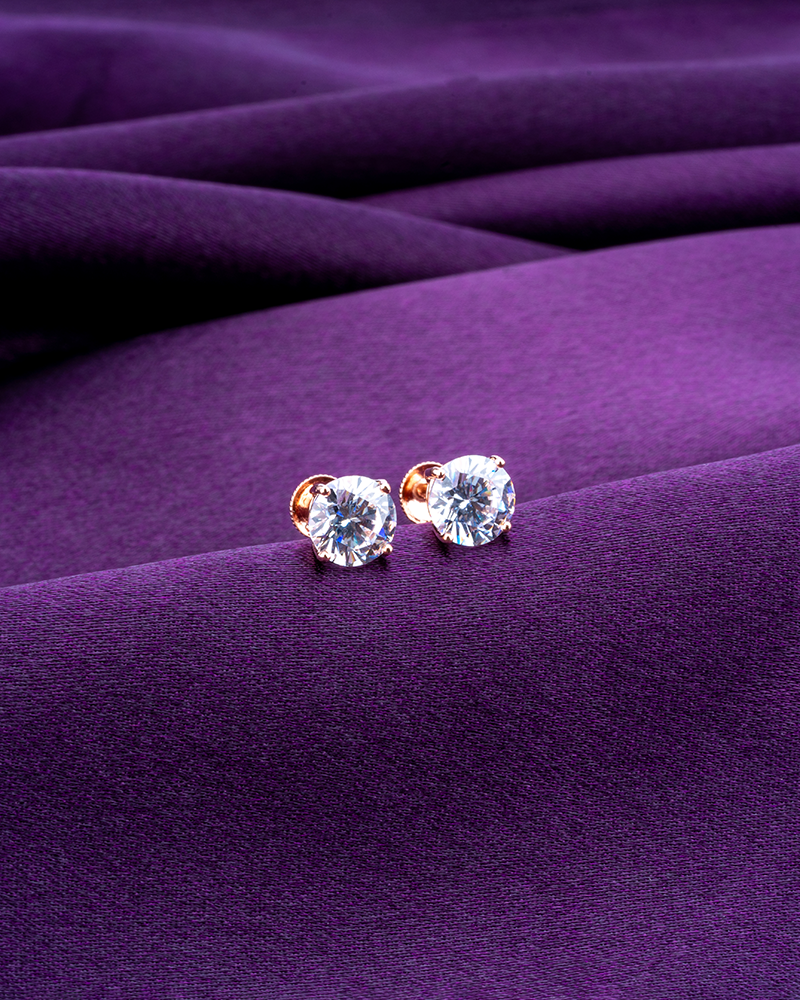 Sterling Silver Long Bar Studs