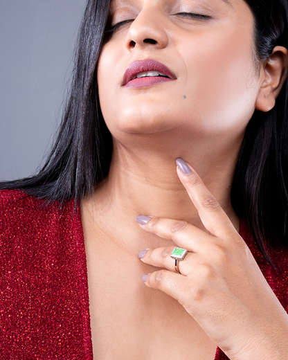 Green Stone Ring