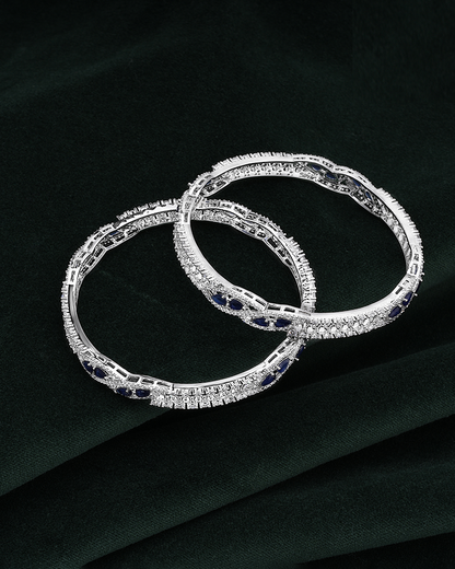 Vibrant Silver Bangle