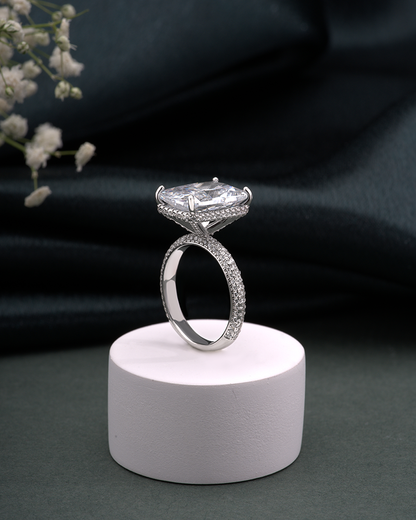 Silver Skin-Friendly Ring