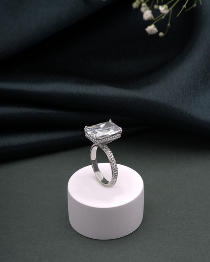 Silver Skin-Friendly Ring