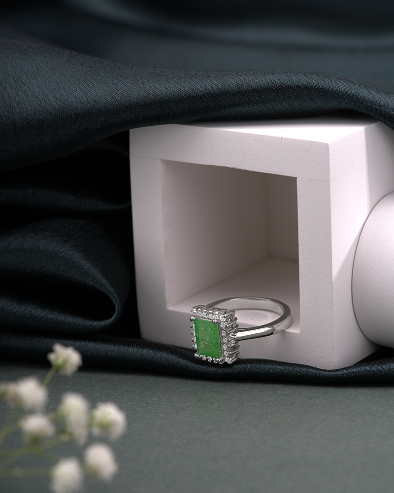 Green Stone Ring