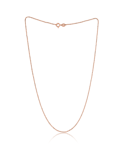 Dual-Tone Rose & Silver Chain