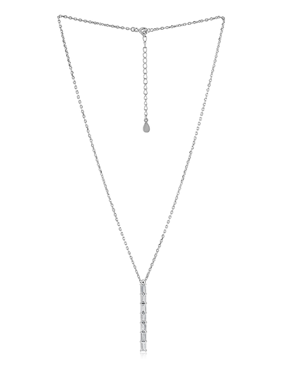 Elegant Sterling Silver Pendant Necklace Set