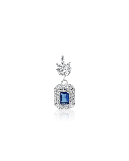 Luxury Sterling Silver Pendant and Earring Set