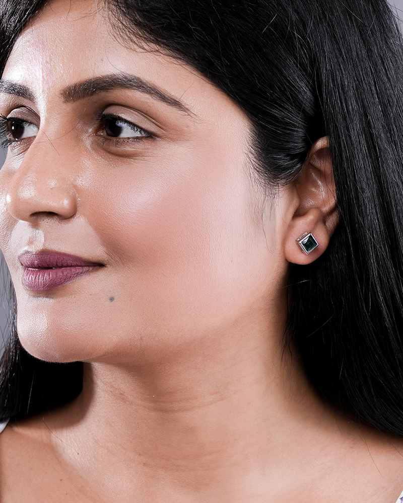 Jade Jewel Studs