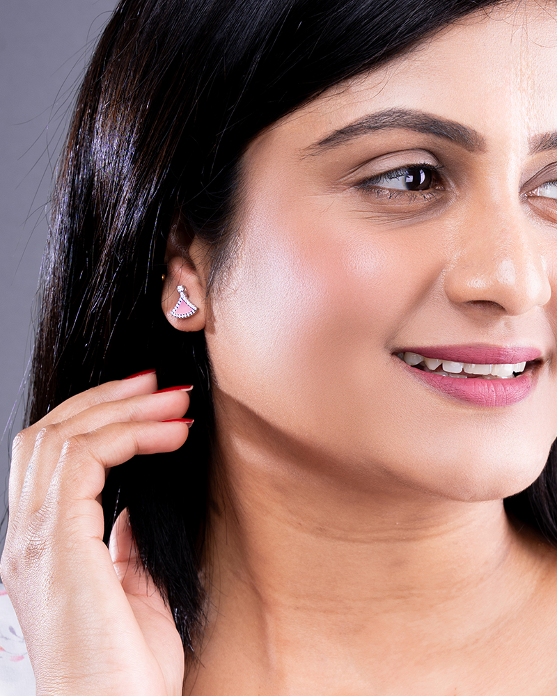 Petite Silver Elegance Studs
