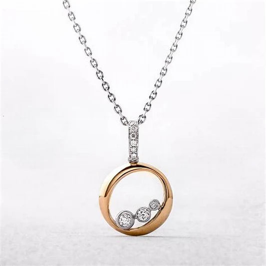 Gold Captivating Diamond Pendant