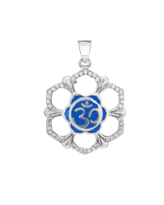 Intricate Filigree Pendant with Gemstone