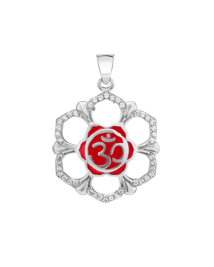 Intricate Filigree Pendant with Gemstone