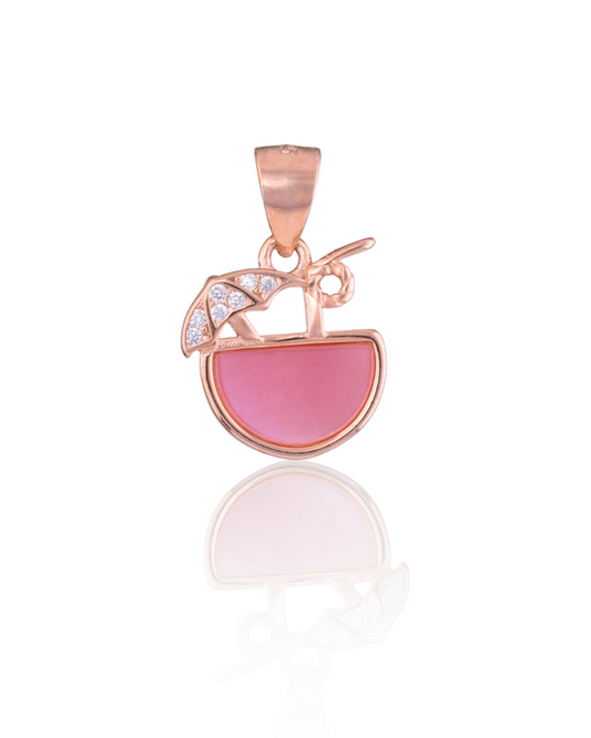 Rose Gold Pendant Bloom