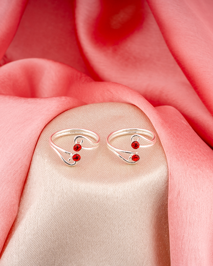 Silver Cherry Stone