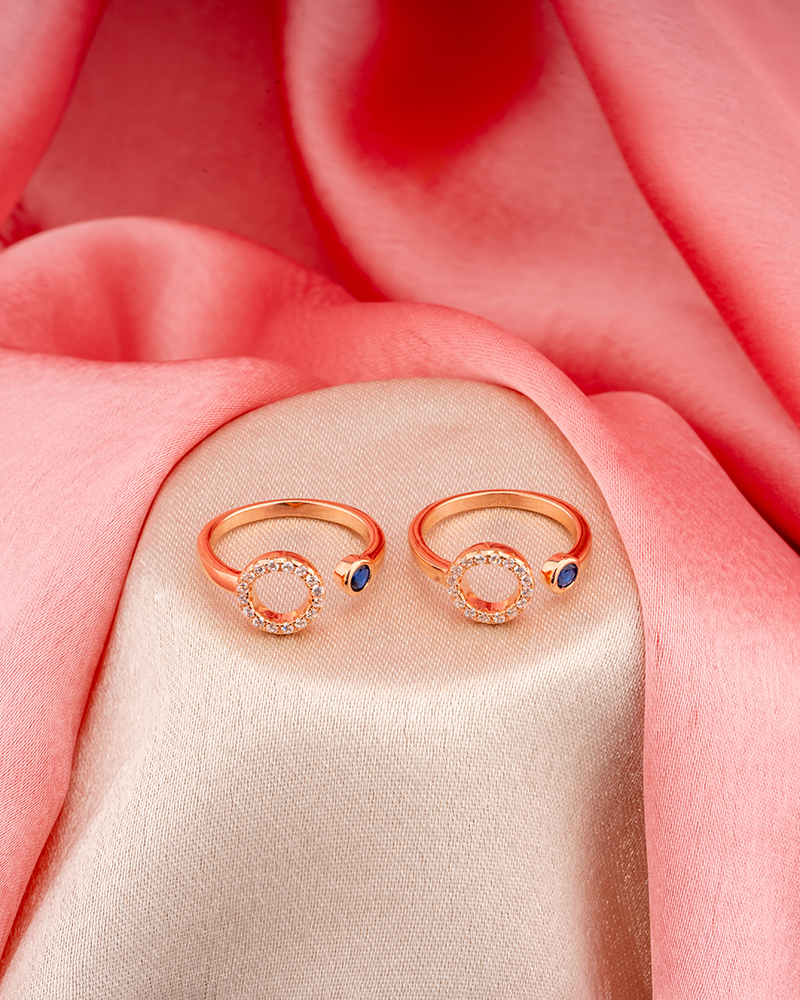 Asymmetric Charm Ring