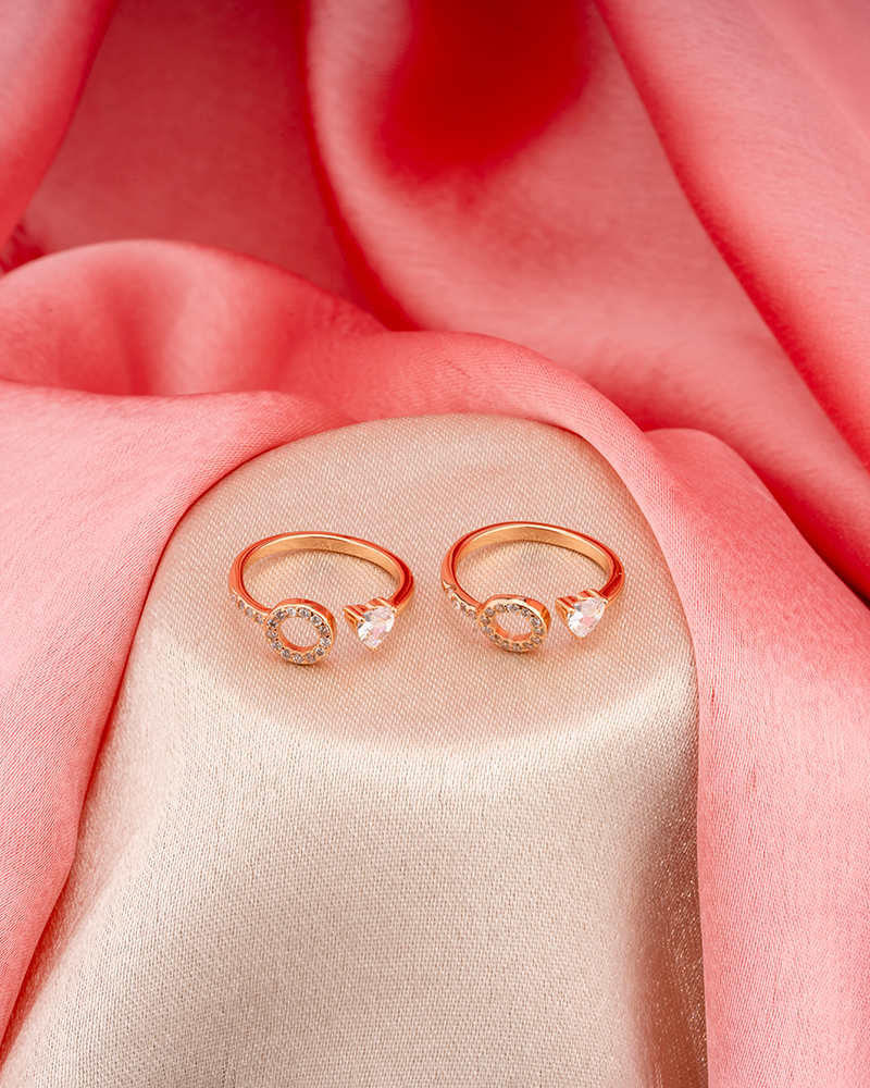 Asymmetric Charm Ring